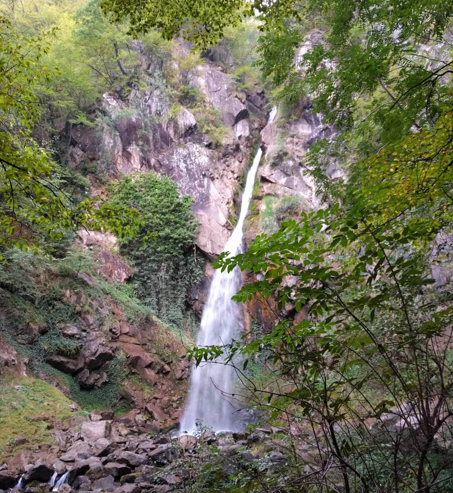 Ziel: Der Wasserfall am Ende des Brandiswaalwegs