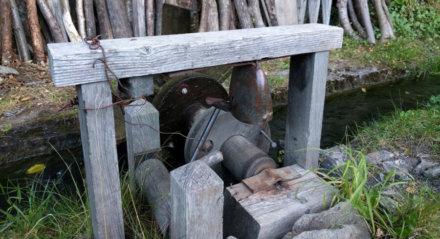 Waalschelle am Waalweg